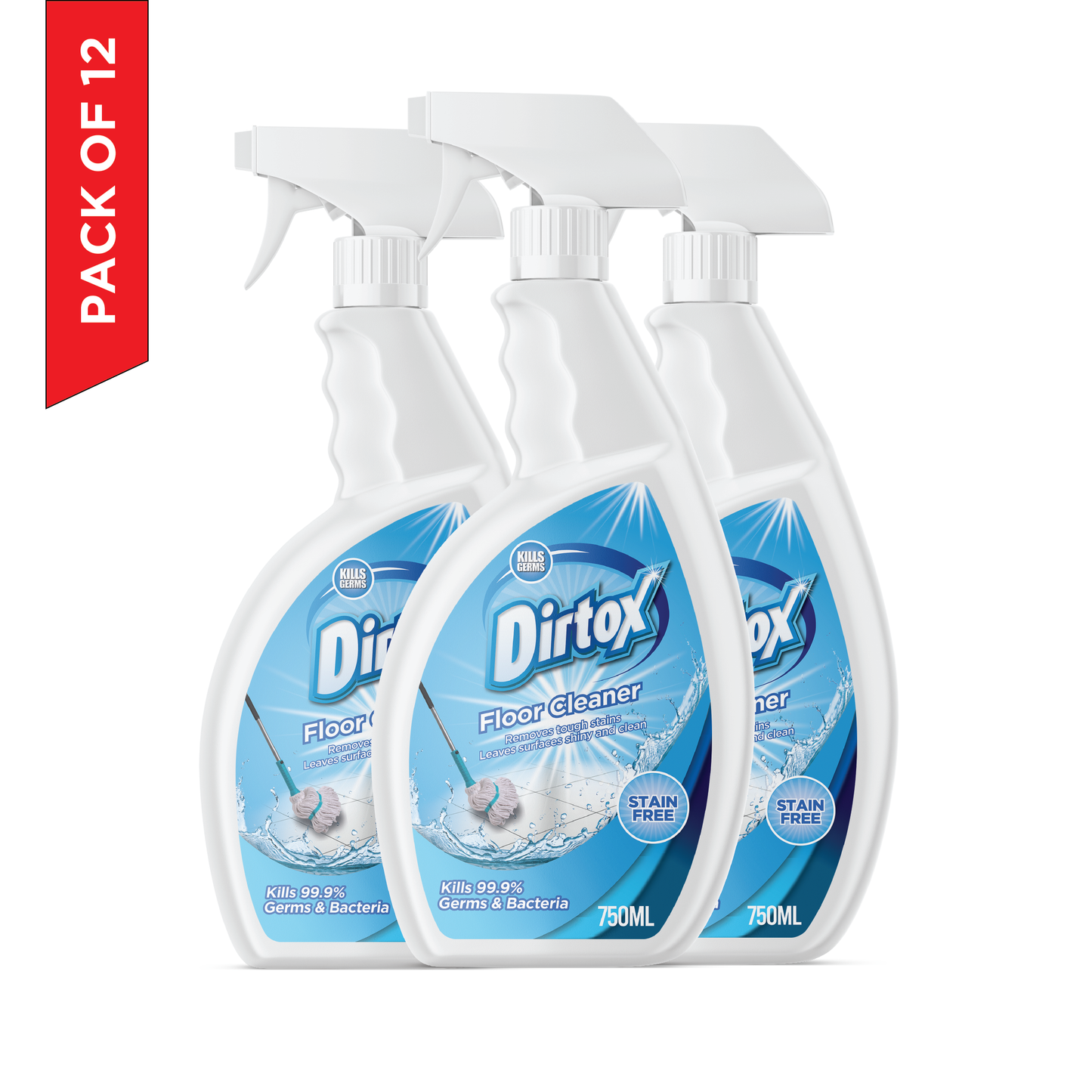 Dirtox Floor Cleaner - Pack of 12