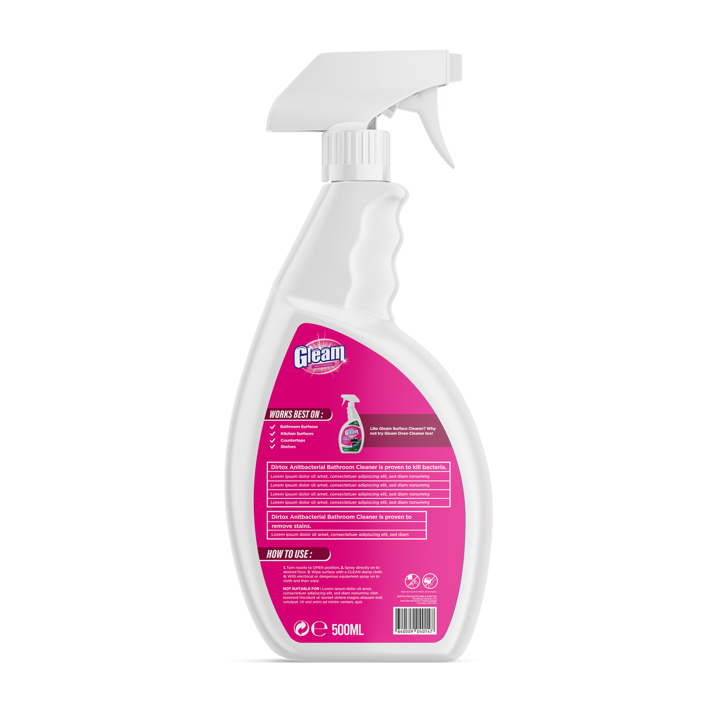 Gleam Surface Cleaner - Pack of 12